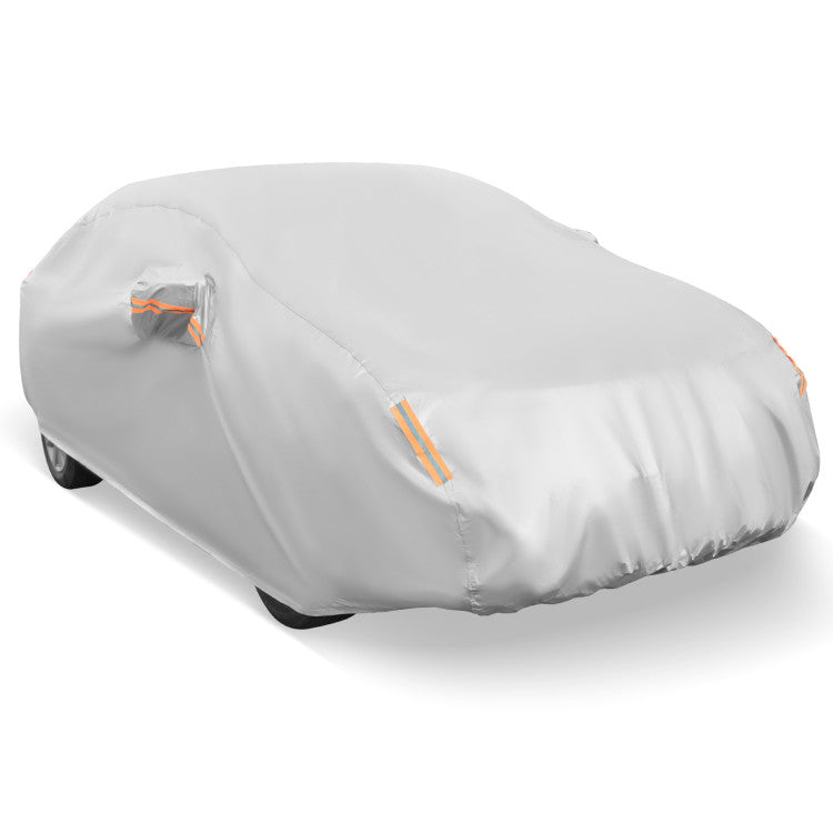 Car Cover for Automobiles 193 Inch Rain Sun UV Protection Universal Fit Sedan Chevrolet Ford Nissan