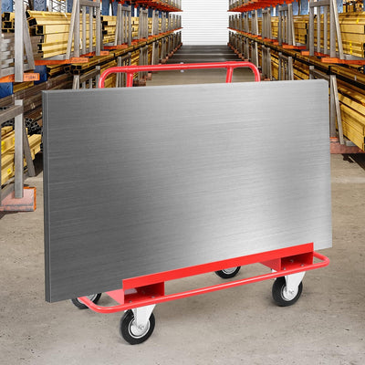 Drywall Sheet Cart Heavy Duty Panel Dolly Cart with 4 Swivel Casters for Garage Warehouse