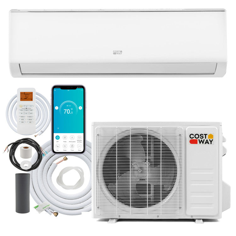 EcoGuard Series 12000 BTU 20 SEER2 115V Mini Split Air Conditioner and Heater