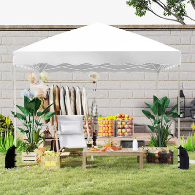Foldable 10 X 10 Feet Pop up Canopy Tent with Wheeled Bag