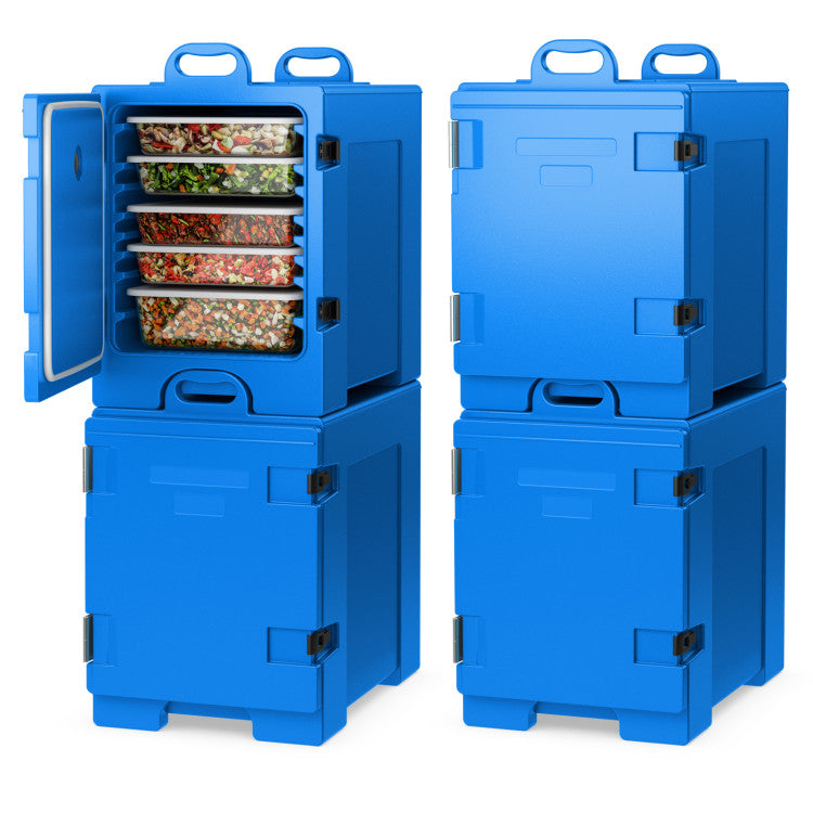 81 Quart Capacity End-loading Insulated Food Pan Carrier with Handles
