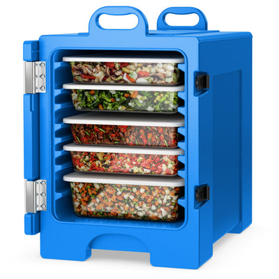 81 Quart Capacity End-loading Insulated Food Pan Carrier with Handles