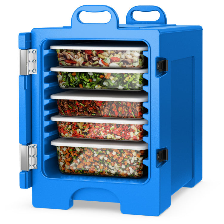 81 Quart Capacity End-loading Insulated Food Pan Carrier with Handles