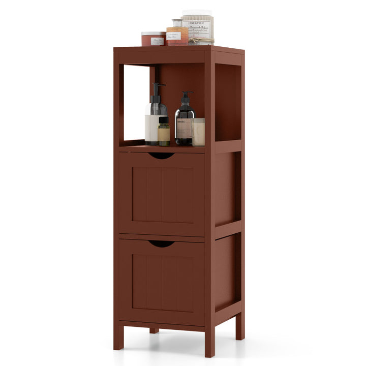 Freestanding Storage Cabinet with 2 Removable Drawers for Bathroom