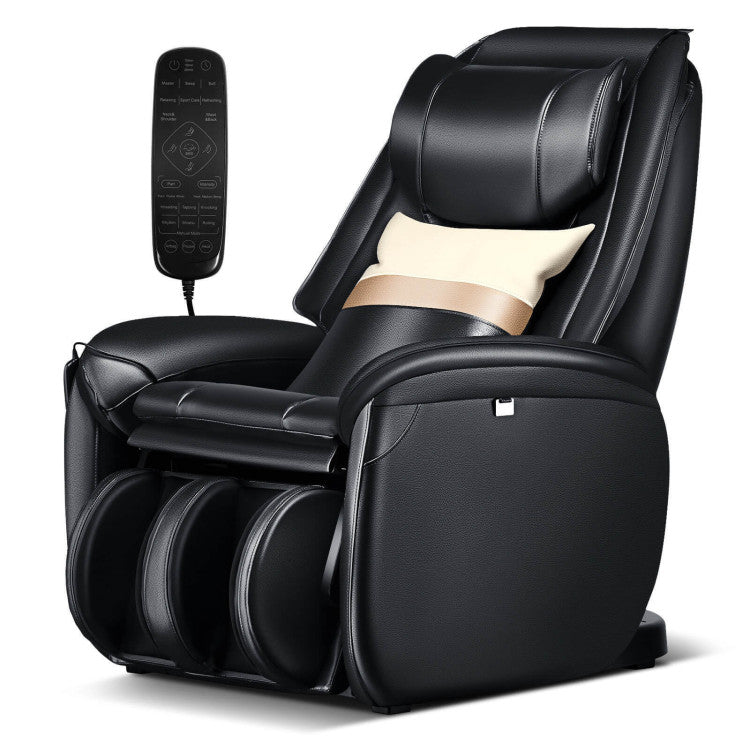 Full Body Massage Chair Zero Gravity SL Track Electric Recliner with Reversible Footrest and Automatic Shoulder Detection