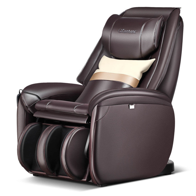 Full Body Massage Chair Zero Gravity SL Track Electric Recliner with Reversible Footrest and Automatic Shoulder Detection