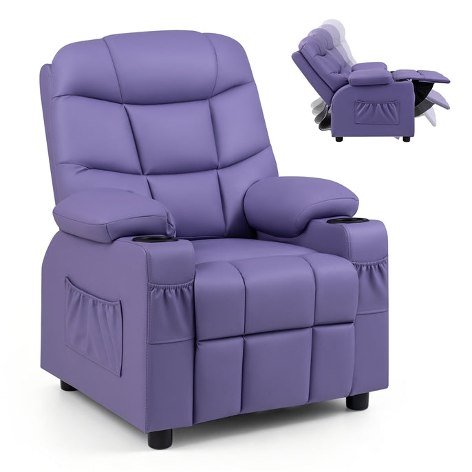 Kids Recliner Chair, Reclining Toddler Push Back Sofa, for Kids Ages 3+