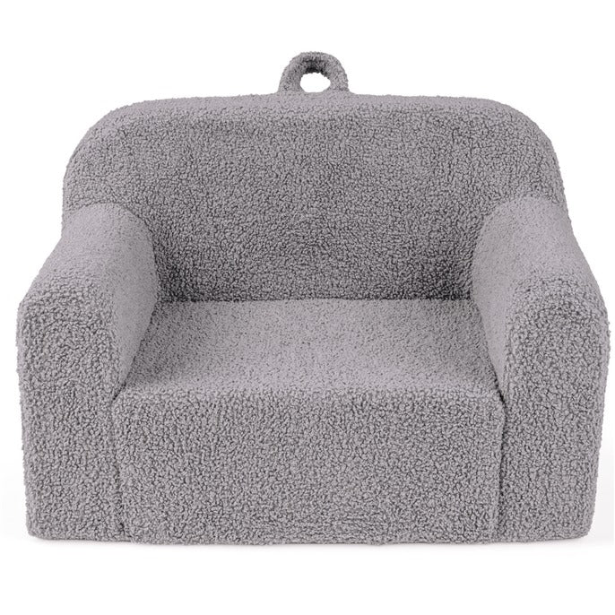 Kids Sofa, Toddler Foam Couch with Soft Fleece Fabric Cover