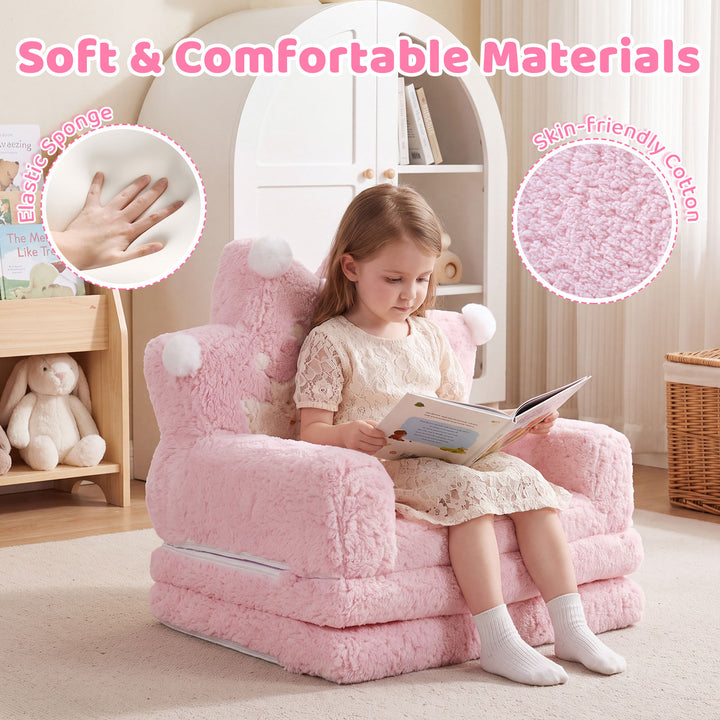 2-in-1 Foldable Sofa Bed for Kids
