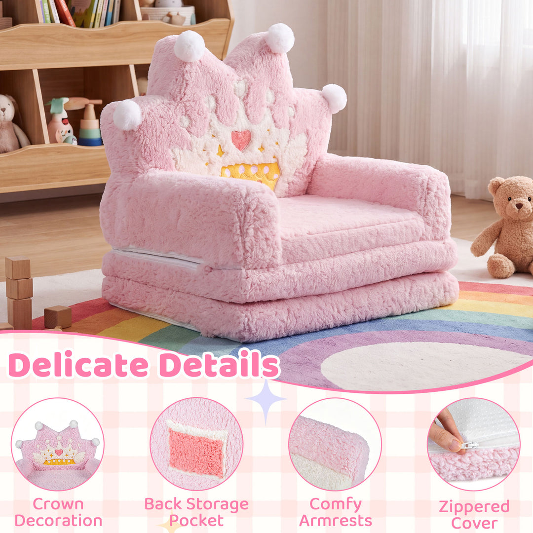 2-in-1 Foldable Sofa Bed for Kids