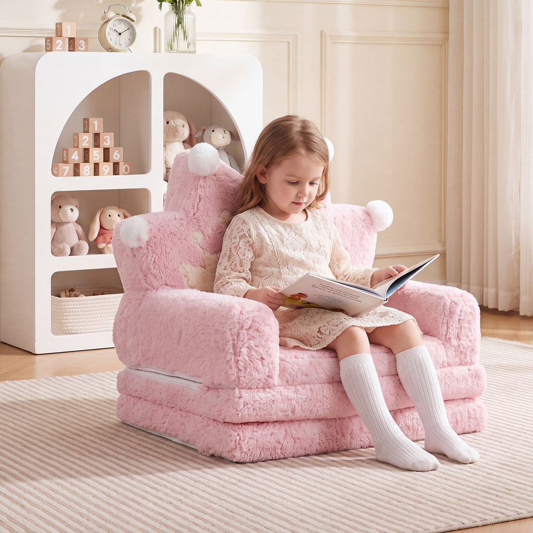 2-in-1 Foldable Sofa Bed for Kids
