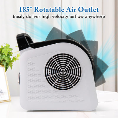 High Velocity Blower Fan Utility Air Mover with 3 Speeds and 185° Pivoting Head