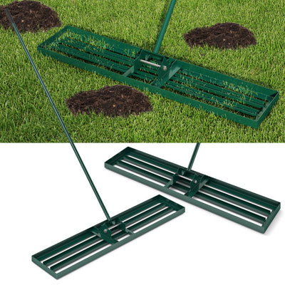 Lawn Leveling Rake 46 x 10 Inch Heavy Duty Lawn Level Tool for Soil