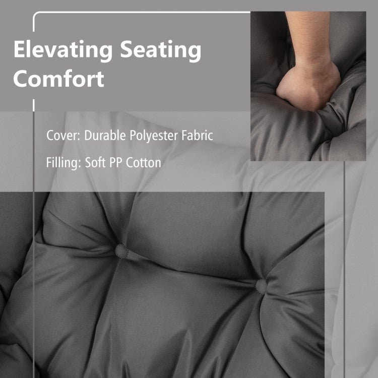 Modern Lazy Sofa Chair Leisure Accent Armchair Upholstered Lounge Chair with Foldable Footrest and Side Storage Pocket