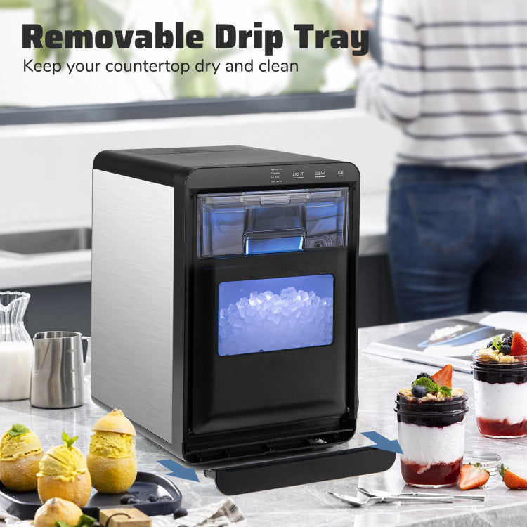 Nugget Ice Maker Countertop with Soft Chewable Pellet