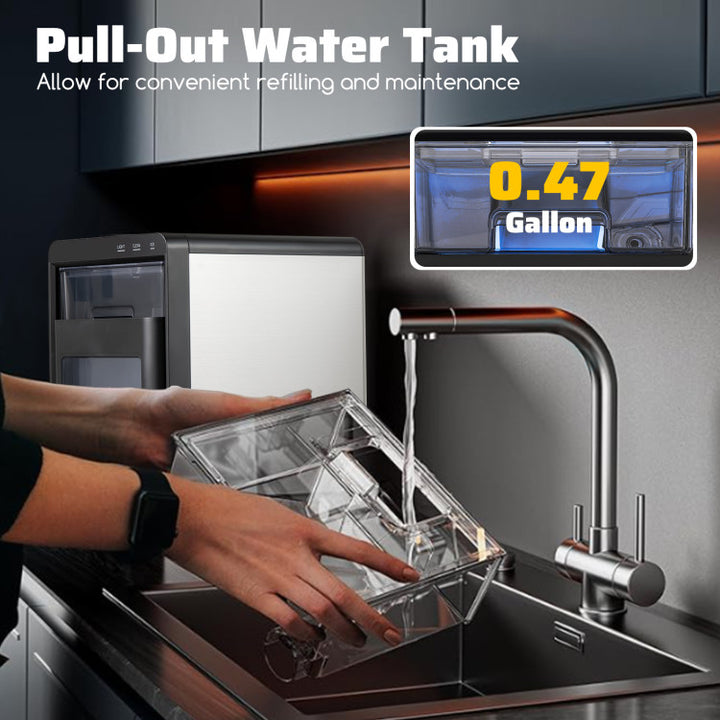 Nugget Ice Maker Countertop with Soft Chewable Pellet