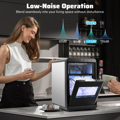 Nugget Ice Maker Countertop with Soft Chewable Pellet