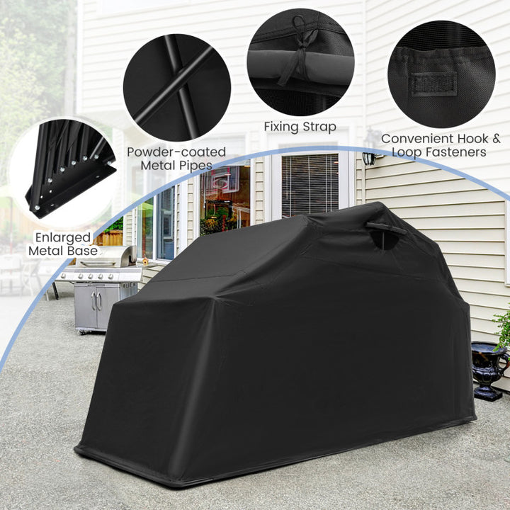 Outdoor Motorcycle Shelter Waterproof Motorbike Storage Tent with Cover