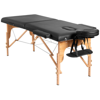 Portable Massage Table Lash Bed Height Adjustable Spa Bed Foldable Facial Salon Tattoo Table with Carry Case