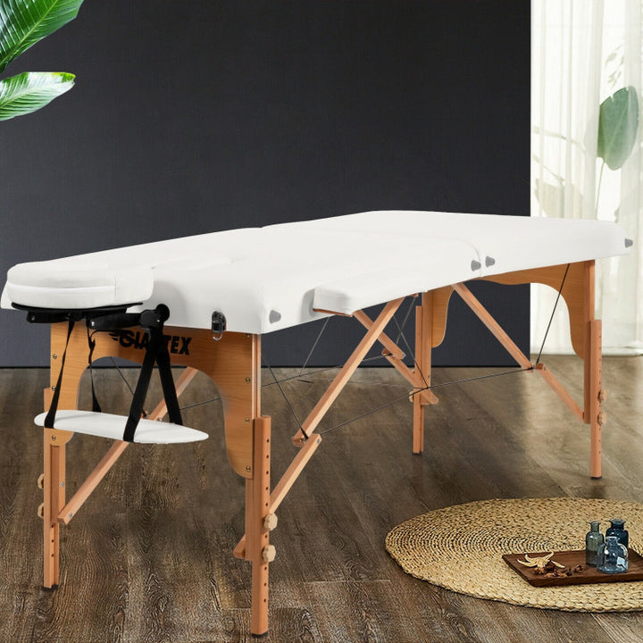 Portable Massage Table Lash Bed Height Adjustable Spa Bed Foldable Facial Salon Tattoo Table with Carry Case