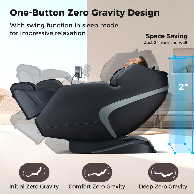 2025 Enjoyment 13 Pro - 4D SL-Track Full Body Massage Chair with Zero-Gravity Design