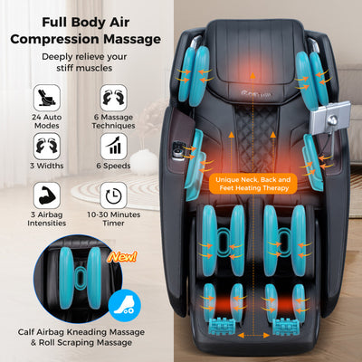 2025 Enjoyment 13 Pro - 4D SL-Track Full Body Massage Chair with Zero-Gravity Design