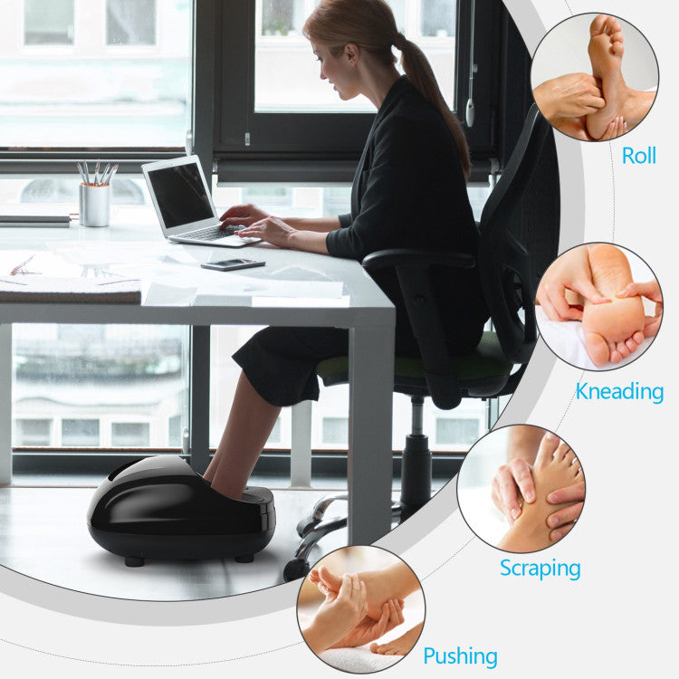 Shiatsu Foot Massager Adjustable Intensity Footspa Massage Machine with Remote Control and Auto-off Timer Function