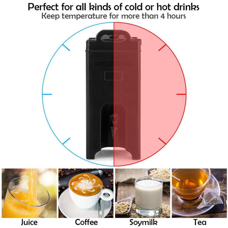 5 Gallon Insulated Beverage Server Dispenser with Sealing Ring