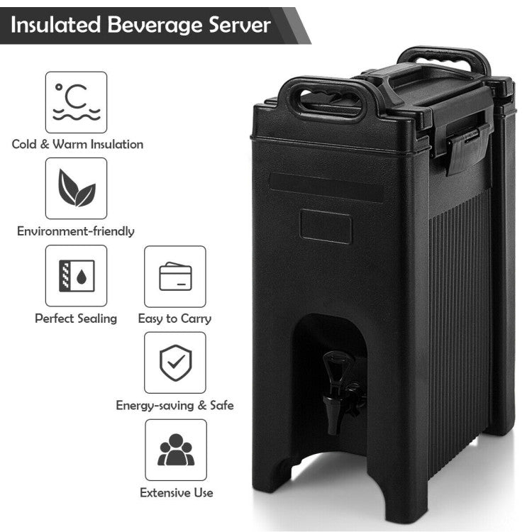 5 Gallon Insulated Beverage Server Dispenser with Sealing Ring