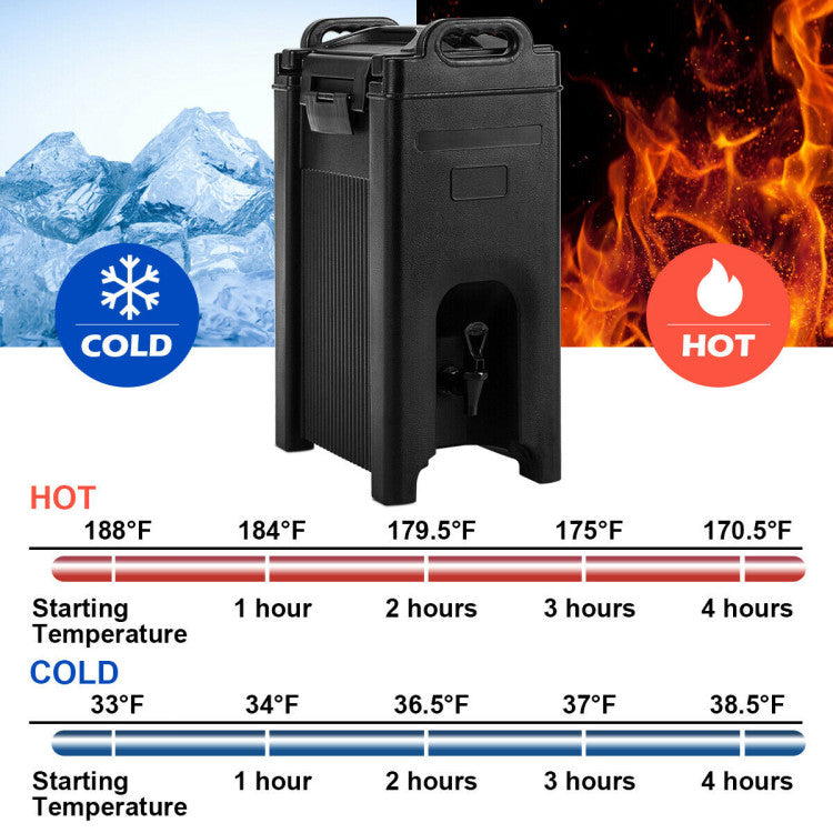 5 Gallon Insulated Beverage Server Dispenser with Sealing Ring