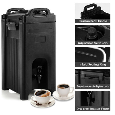 5 Gallon Insulated Beverage Server Dispenser with Sealing Ring