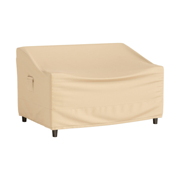 Patio Furniture Cover with Padded Handle and Click-Close Straps
