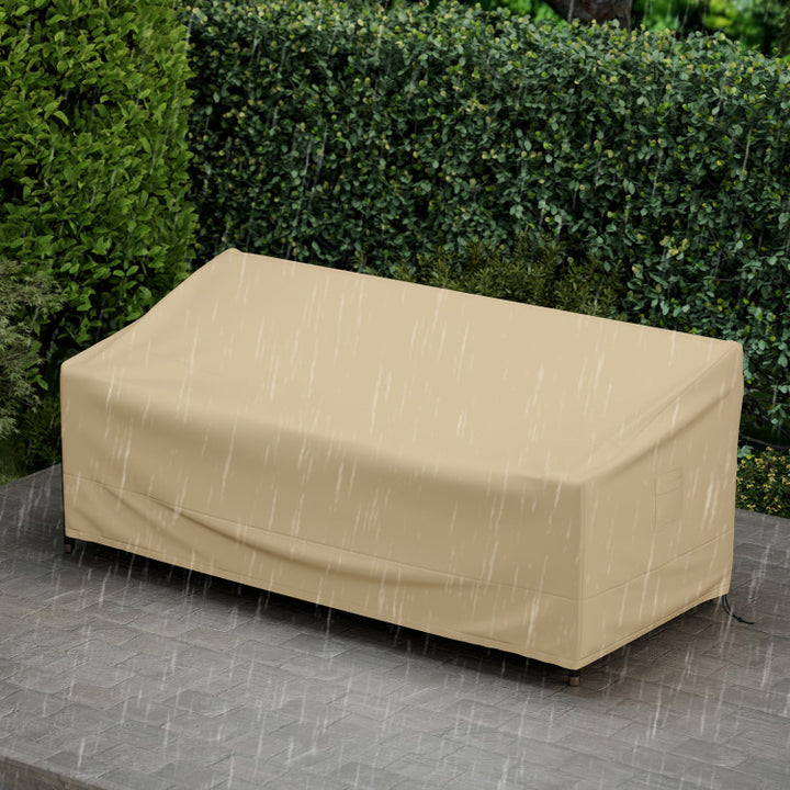 Patio Furniture Cover with Padded Handle and Click-Close Straps