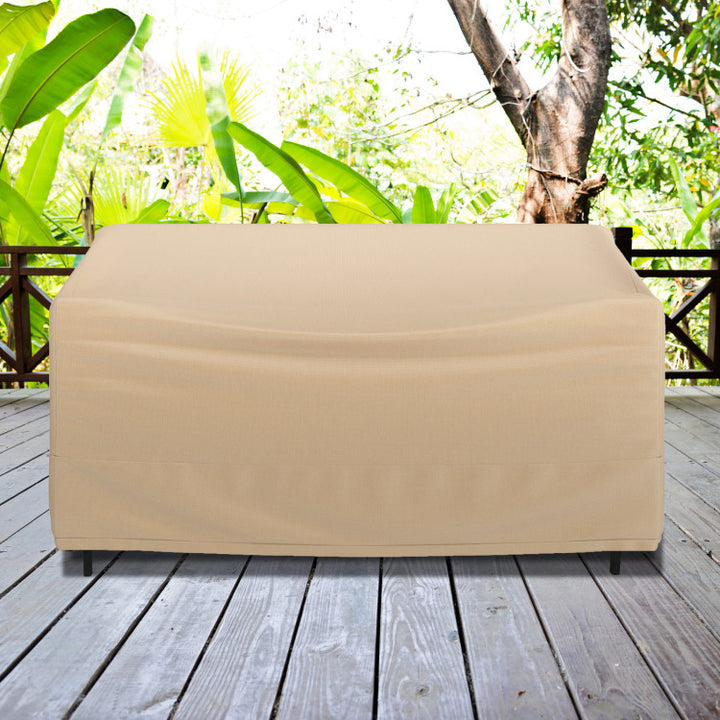 Patio Furniture Cover with Padded Handle and Click-Close Straps