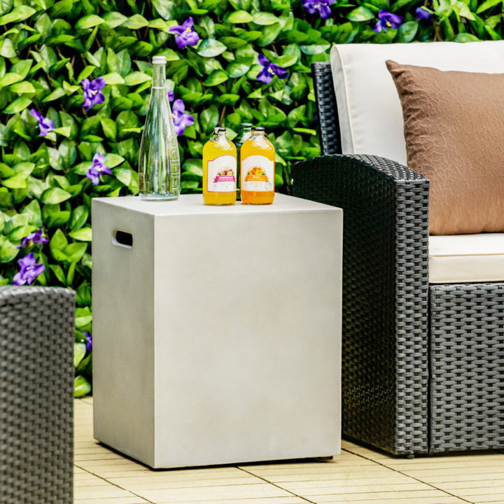 Propane Tank Cover Hideaway Table for Standard 20 Pounds Propane Tank