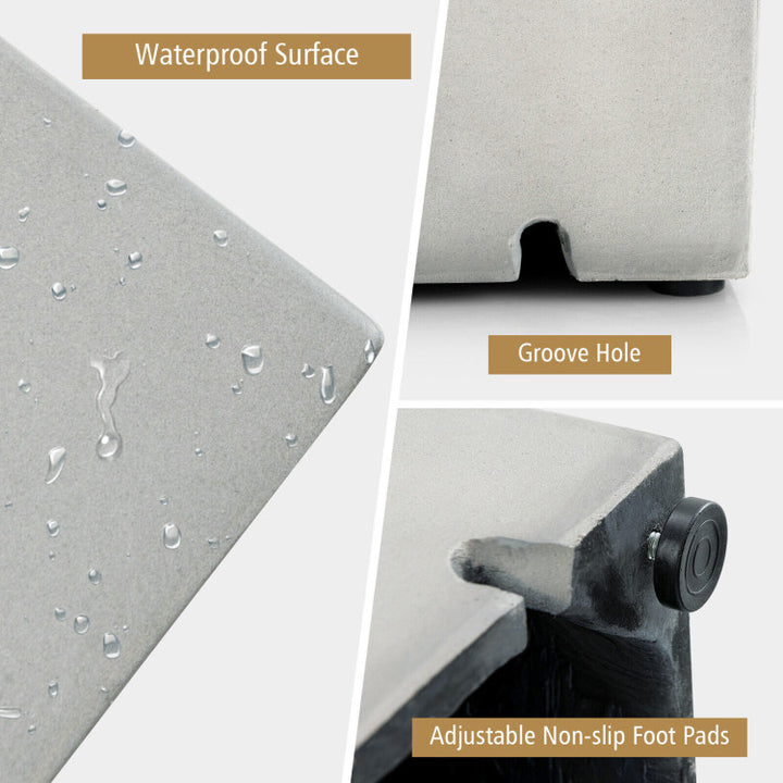Propane Tank Cover Hideaway Table for Standard 20 Pounds Propane Tank