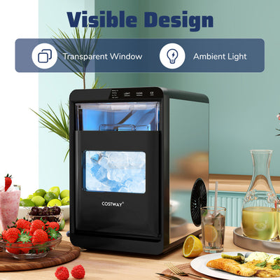 Quick-Ready Nugget Ice Maker for Efficient Countertop Use
