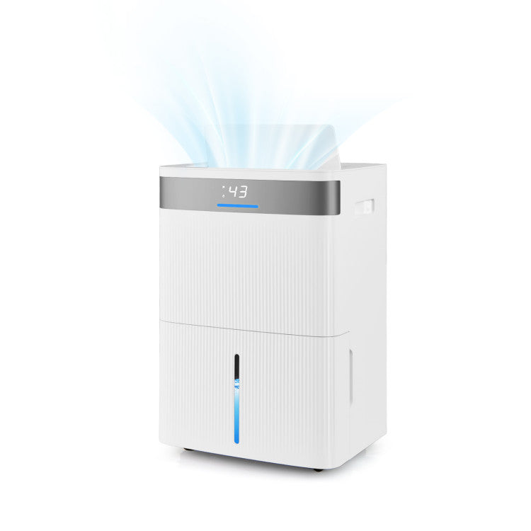 96 Pints Dehumidifier with 24H Timer and 3-Color Indicator