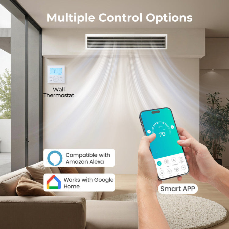X-Pro 35000 BTU 3 Zone 22.5 SEER2 Concealed Ducted Mini Split AC