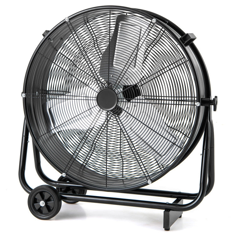 Garage &amp; Warehouse Climate Control Bundle: Dehumidifier + Industrial Drum Fan