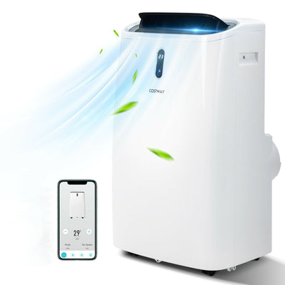 14000 BTU Portable Air Conditioner with APP and WiFi Control