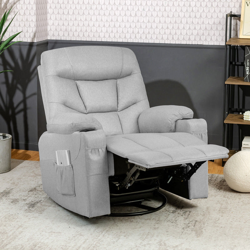 Massage Rocking Recliner Chair with Heat and Vibration