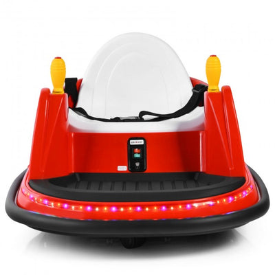 6V Kids Ride On Bumper Car 360-Degree Spin Race Toy with Remote Control