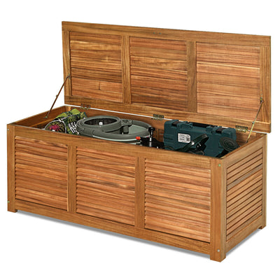 47 Gallon Deck Storage Bench Box Organization Tools