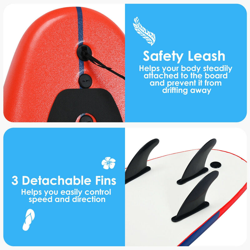 6 Feet Surf Foamie Boards Surfing Beach Surfboard