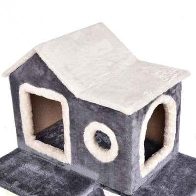 36'' Cat Tree Pet Tower Kitty Condo with Scratching Posts Ladder