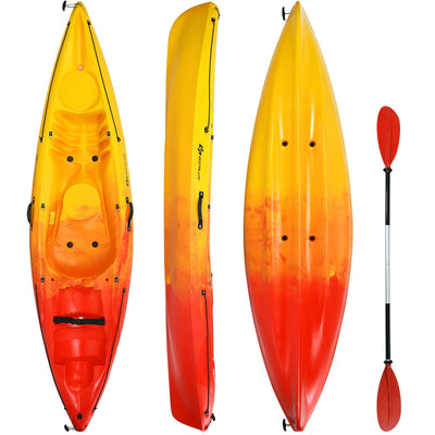 Single Sit-on-Top Kayak with Detachable Aluminum Paddle