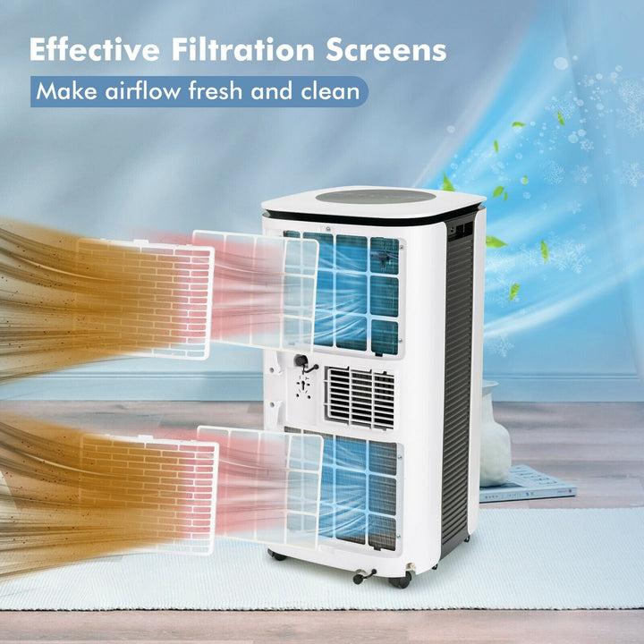 9000 BTU 3 in 1 Portable Air Conditioner with Fan and Dehumidifier