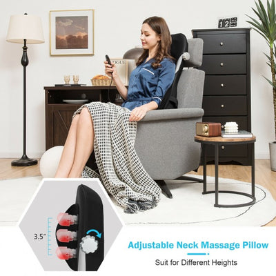 Shiatsu Neck & Back Massager Full Body Kneading or Rolling Massage with Heat and Adjustable Compression