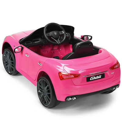 12V Remote Control Maserati Licensed Kids Ride on Car